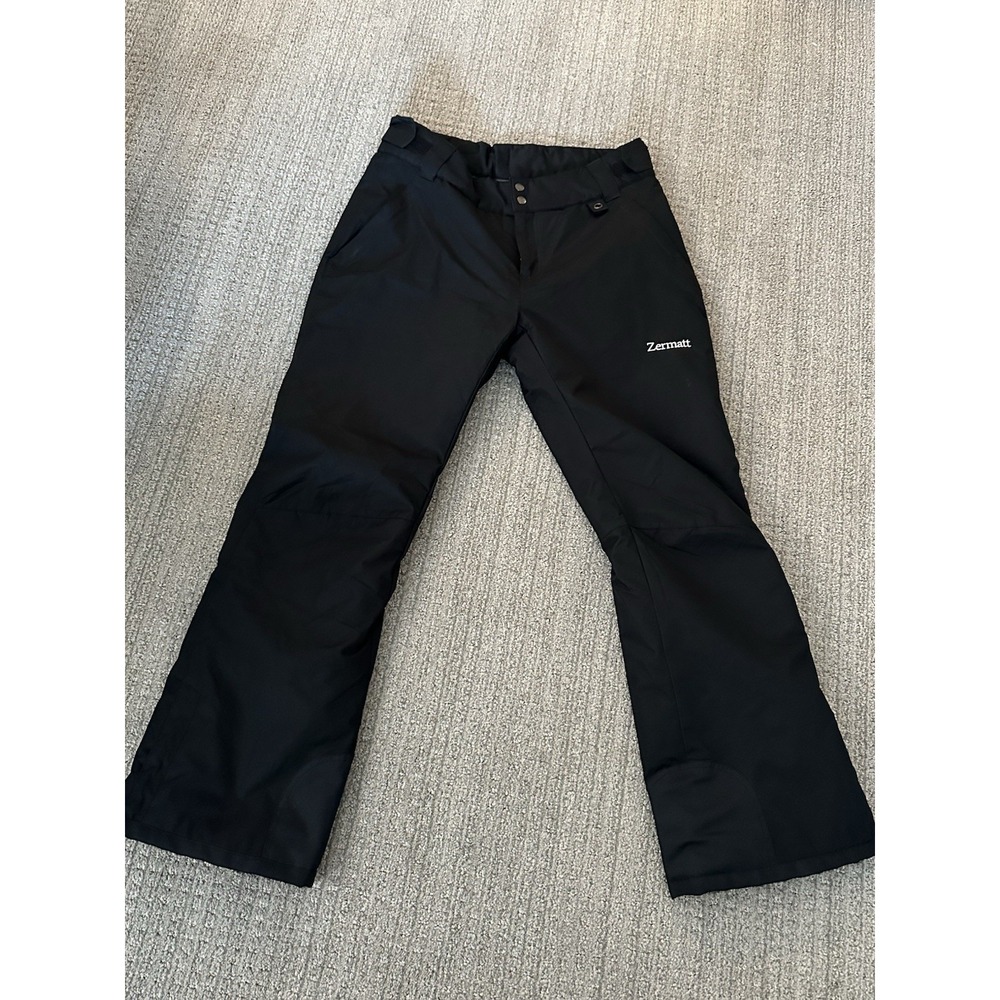zermatt snow pants size Large Black